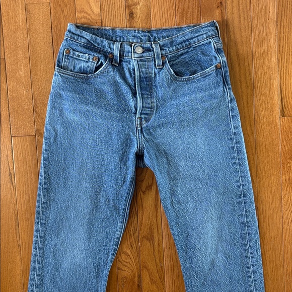 Levi’s 501 Jeans Size W27 L26 Button-fly - Picture 2 of 10